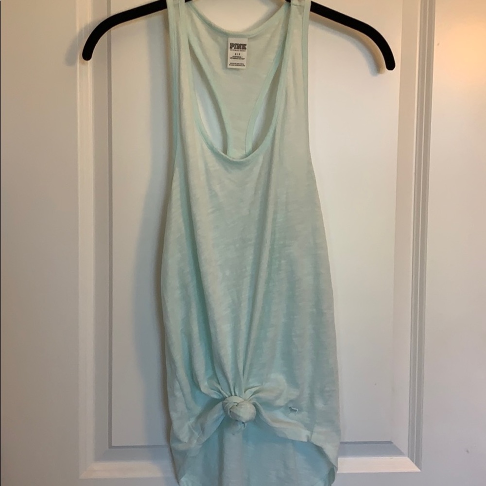 pink razor back athletic top